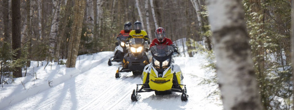 Snowmobiling in the Great North Woods