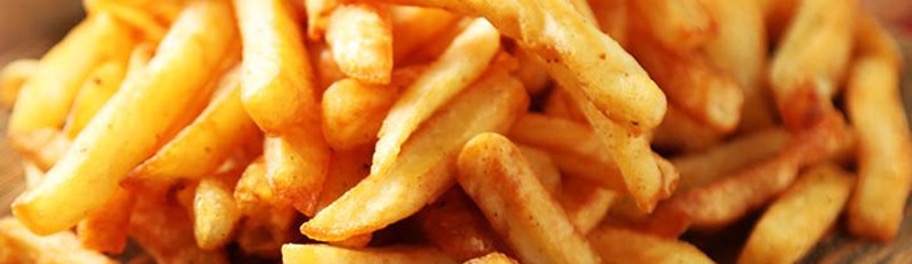 up close image of french fries